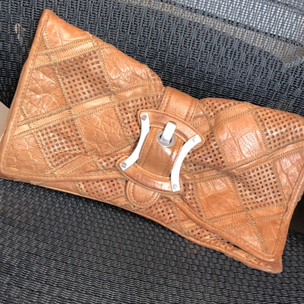 B. Makowsky Leather Clutch/Purse